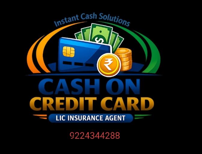 Cash on credit card (lic insurance agent)